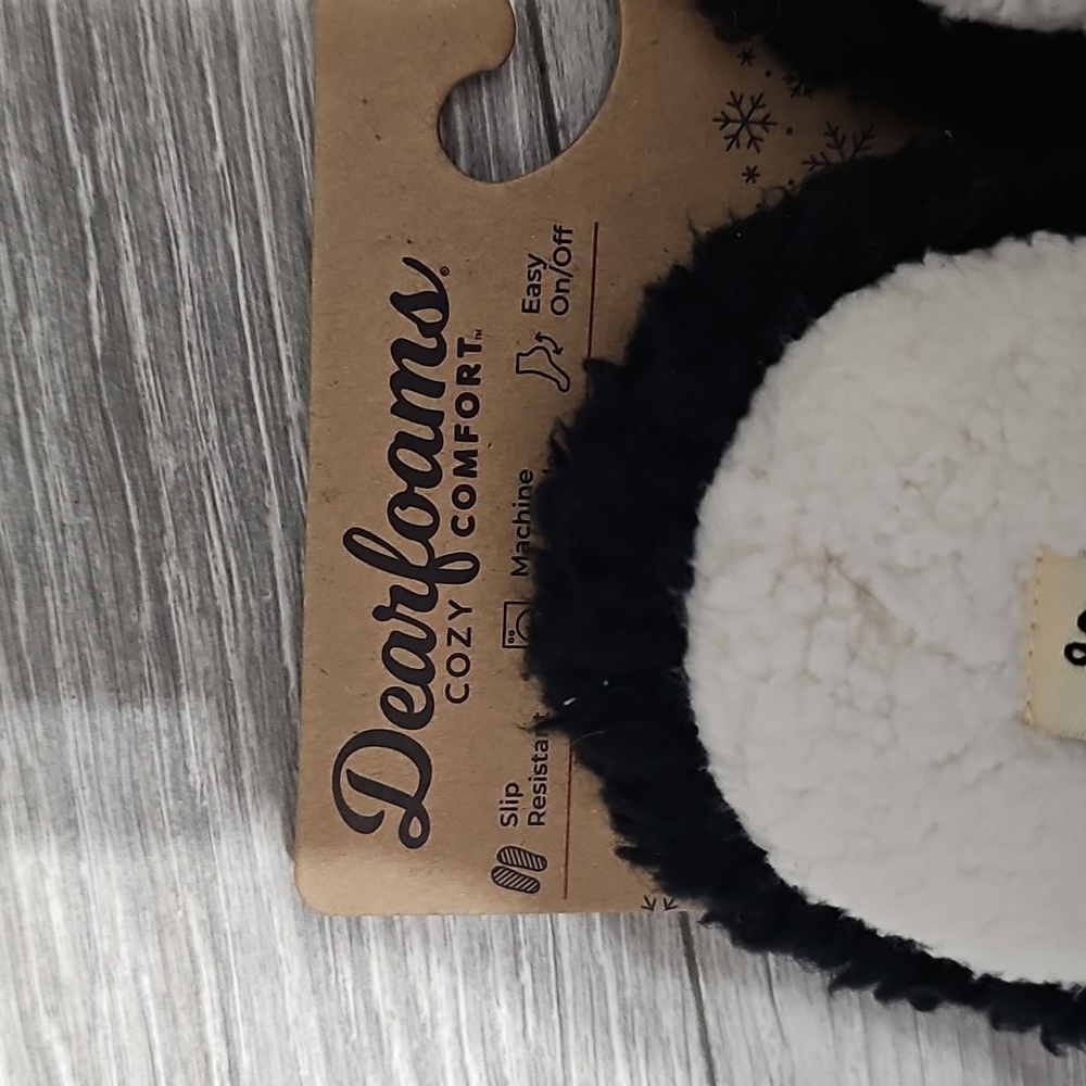 Nwt dearfoams penguins slippers unisex - Picture 3 of 3